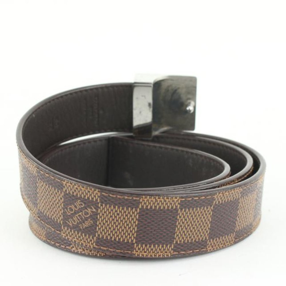 Louis Vuitton 90/36 Damier Ebene Belt 16lv31 - Picture 4 of 12